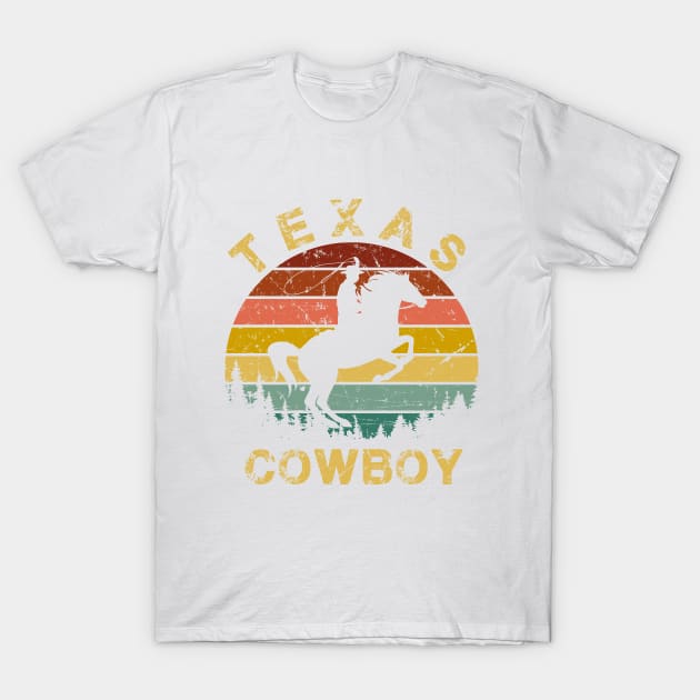 Texas Cowboy T-shirt T-Shirt by Dallasweekender 